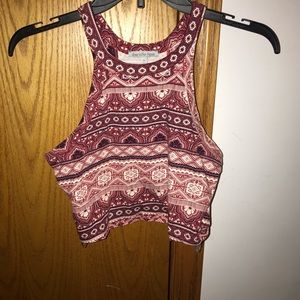 Charlotte Russe halter crop top